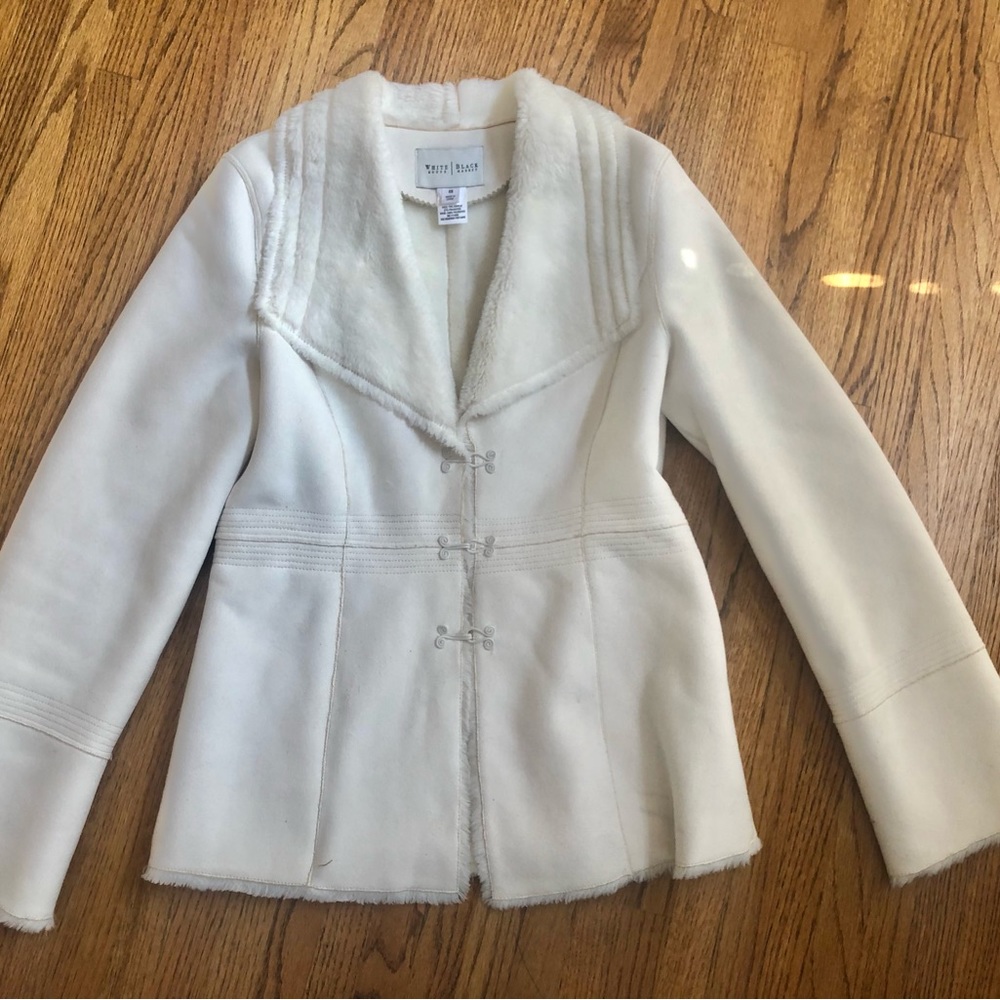 White House Black Market Off-White Jacket Sz XS